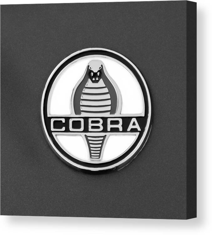 Cobra Emblem Canvas Print featuring the photograph Cobra Emblem #1 by Jill Reger