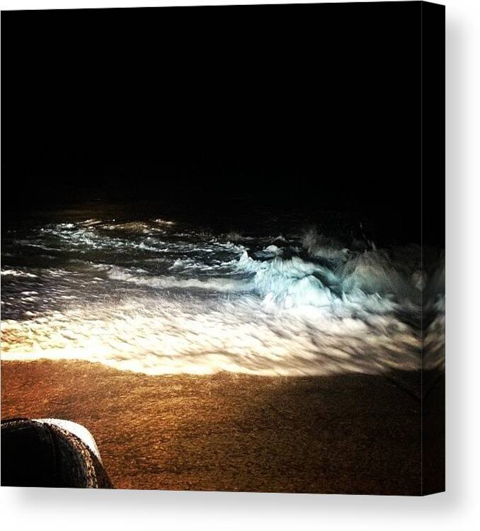  Canvas Print featuring the photograph Down The Beach! #1 by James Owen