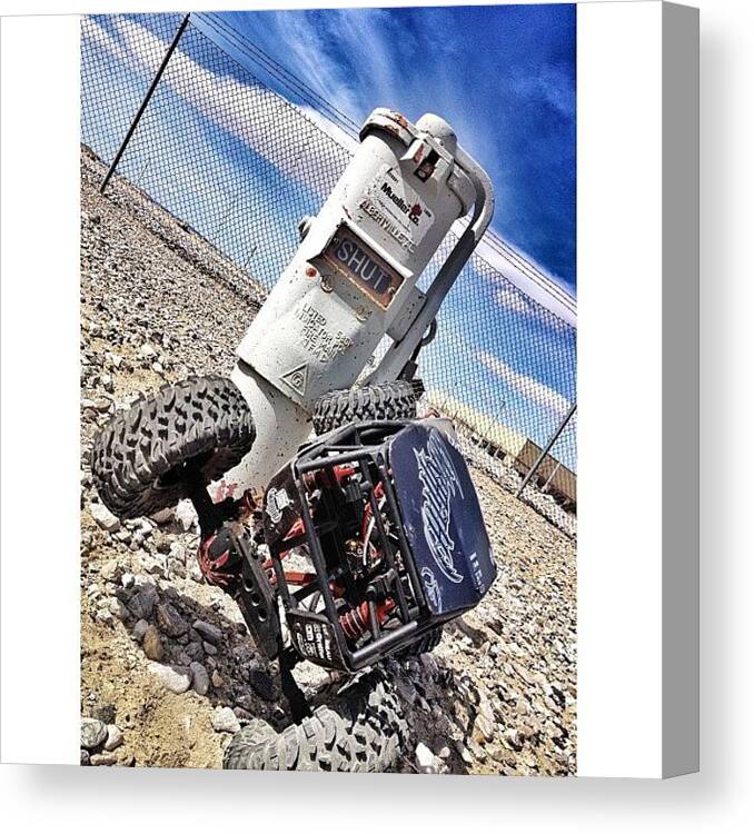 Flex Canvas Print featuring the photograph #flex #hpi #articulating #axialracing #1 by James Crawshaw