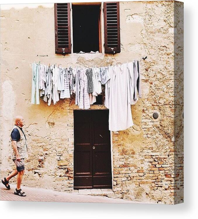  Canvas Print featuring the photograph Ricordi Toscani #1 by Francesca Sara