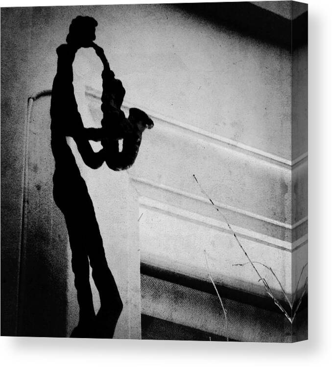 Saxophone Canvas Print featuring the photograph Saxophone #2 by Natasha Marco