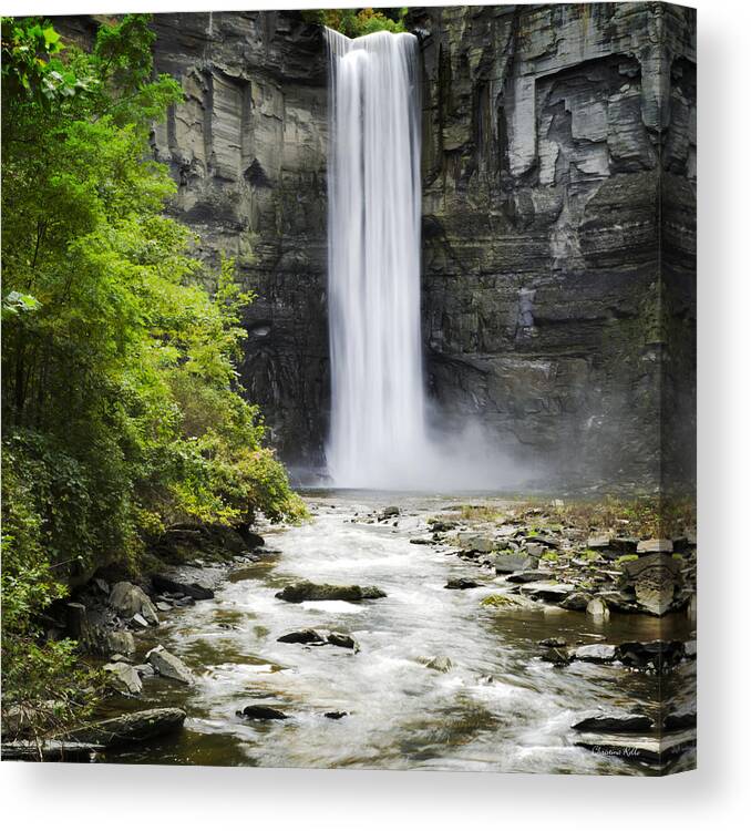 Taughannock Falls Canvas Print featuring the photograph Taughannock Falls State Park by Christina Rollo