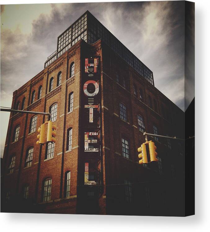 Wythe Hotel Canvas Print featuring the photograph The Wythe Hotel #2 by Natasha Marco