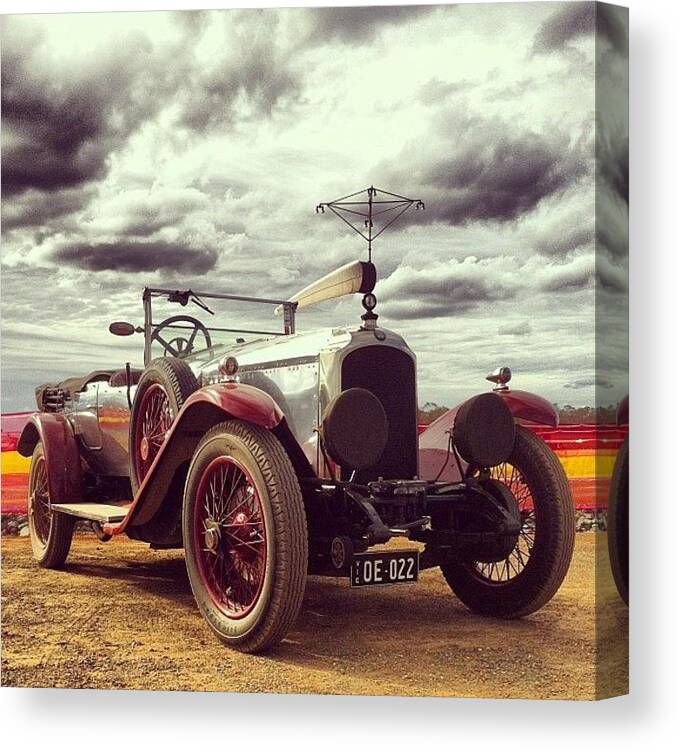  Canvas Print featuring the photograph Wings & Wheels 2013 #1 by Jo Kirby