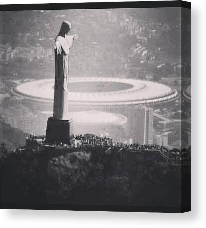 World Cup Soccer Canvas Print featuring the photograph World Cup Soccer #2 by Julian Bzlin