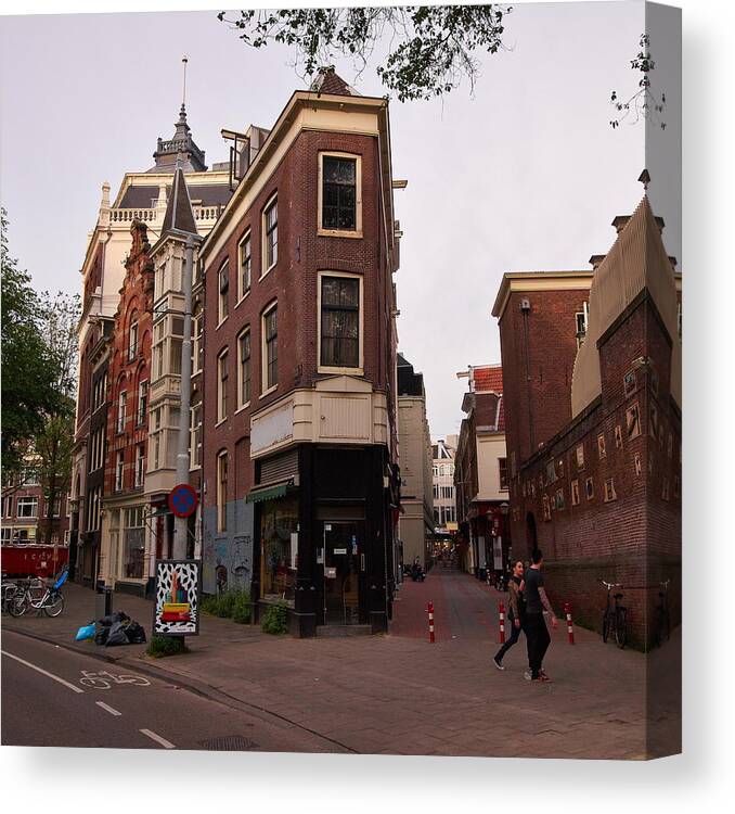Alankomaat Canvas Print featuring the photograph Amsterdam #11 by Jouko Lehto
