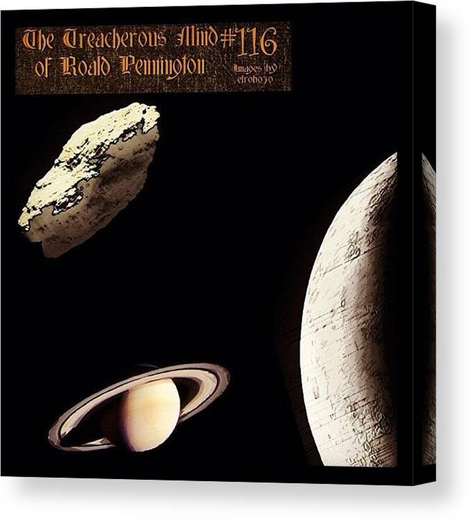 Meteor Canvas Print featuring the photograph 116 - “there’s Always New Planets by Roald Pennington