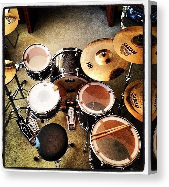  Canvas Print featuring the photograph Instagram Photo #141371640290 by The Drum Shop