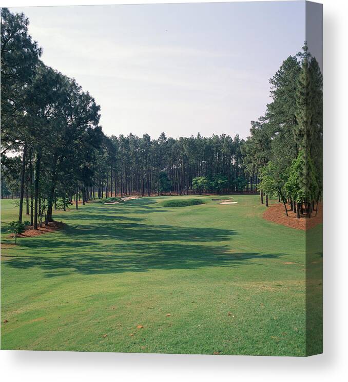 Photography Canvas Print featuring the photograph 17th Hole At Golf Course, Pinehurst by Panoramic Images