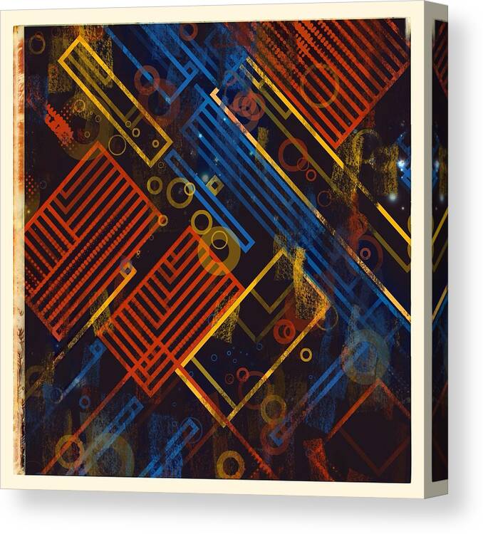 Abstract Canvas Print featuring the photograph Abstract #2 by Anne Thurston