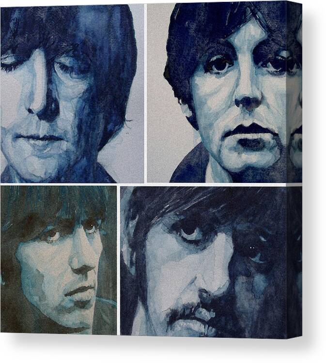 The Beatles Canvas Print featuring the painting Come Together by Paul Lovering