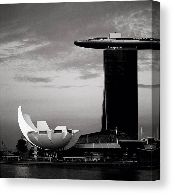 Singapore Canvas Print featuring the photograph Modern Singapore #2 by Shaun Higson