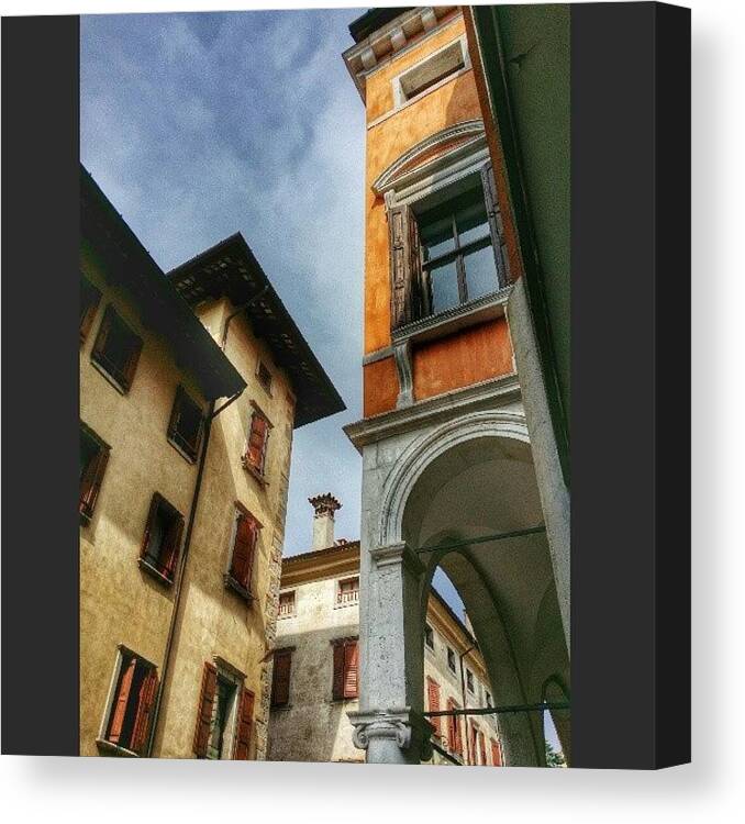  Canvas Print featuring the photograph Udine, Italy #20 by Marino Todesco