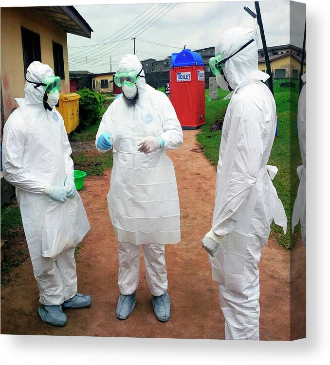 Disease Canvas Print featuring the photograph 2014 Ebola Virus Disease Outbreak by Cdc