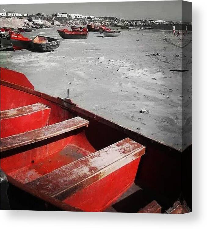 Transportation Canvas Print featuring the photograph Paternoster Beach by Christian Smit