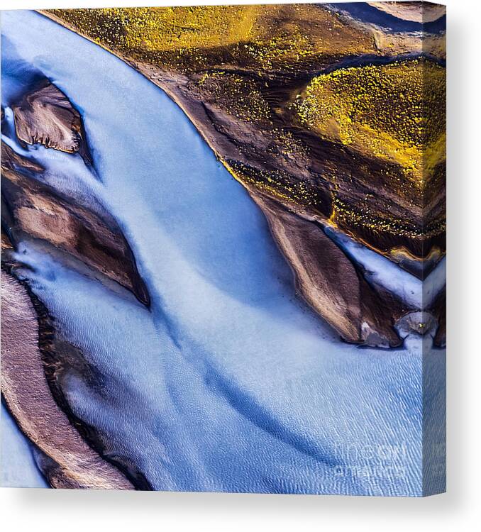 Aerial Photo Canvas Print featuring the photograph Aerial Photo #26 by Gunnar Orn Arnason