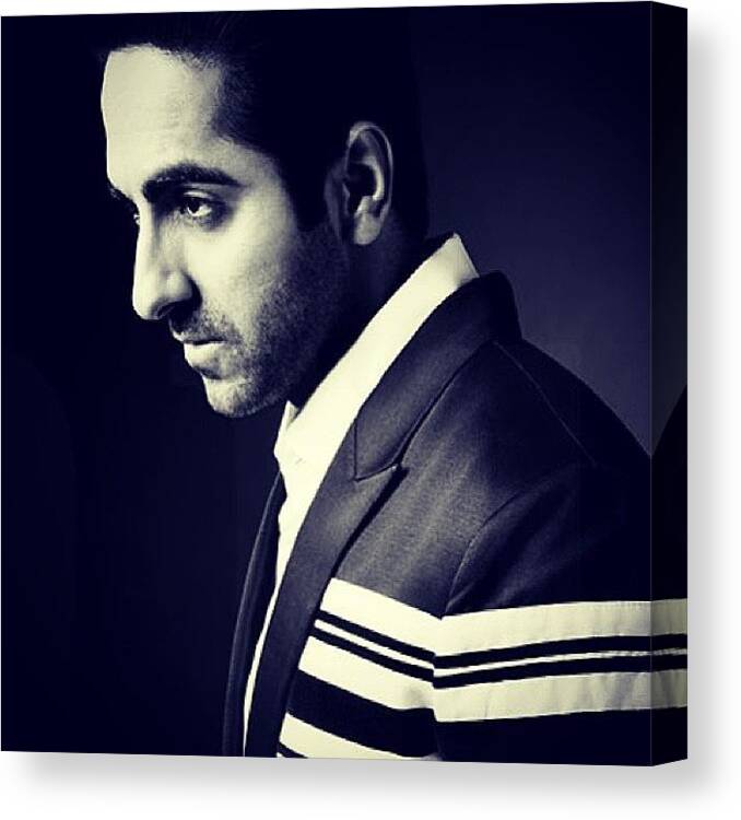 Fashion Canvas Print featuring the photograph #actor #singer #anchor #talented #3 by Saurabh Dua