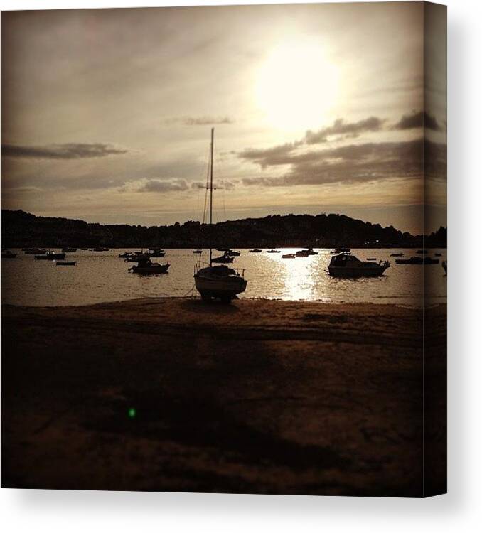  Canvas Print featuring the photograph Instow, Devon, Uk #3 by Abigail Stafford