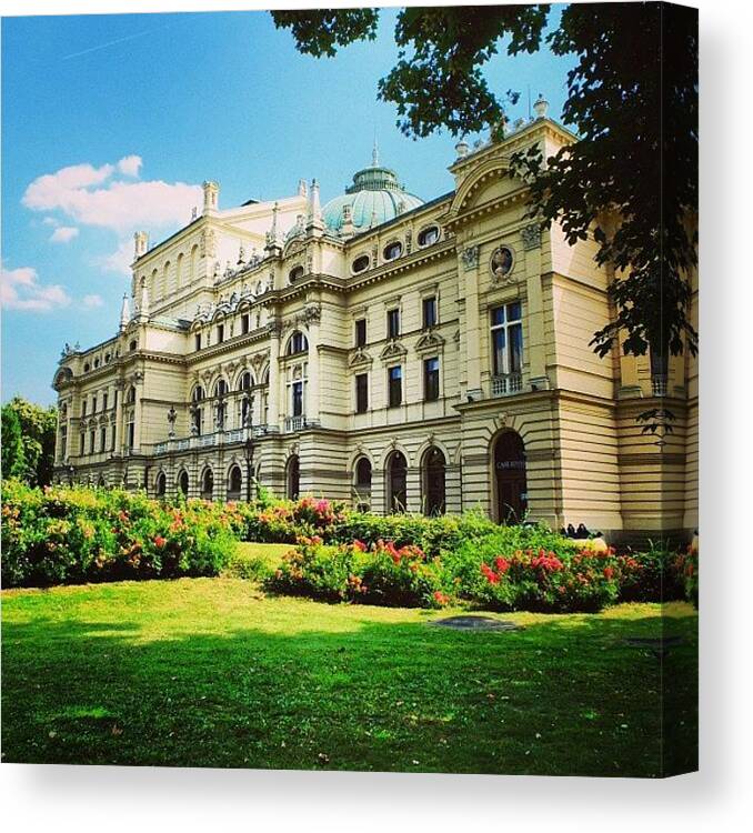 Beautiful Canvas Print featuring the photograph Krakow #architecture #building #poland #3 by Grigorii Arzhanykh