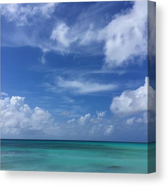  Canvas Print featuring the photograph Meanwhile In The Caribbean #3 by Christian Bendek