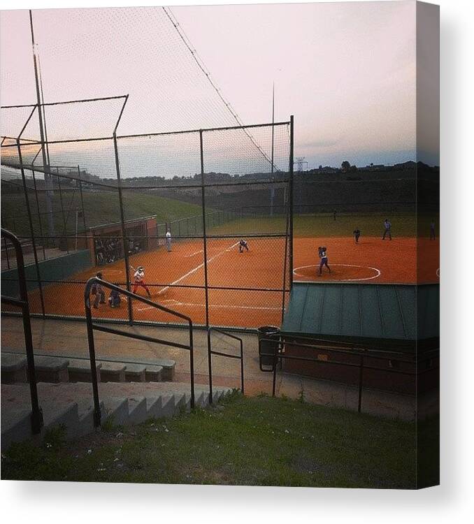 Florida Canvas Print featuring the photograph #shippensburg #softball #ntc #clermont #3 by Gary W Norman