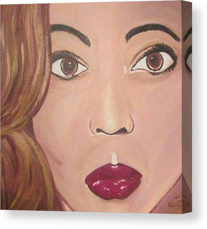 Beyonc Canvas Print featuring the photograph Bey by Ty Mabry