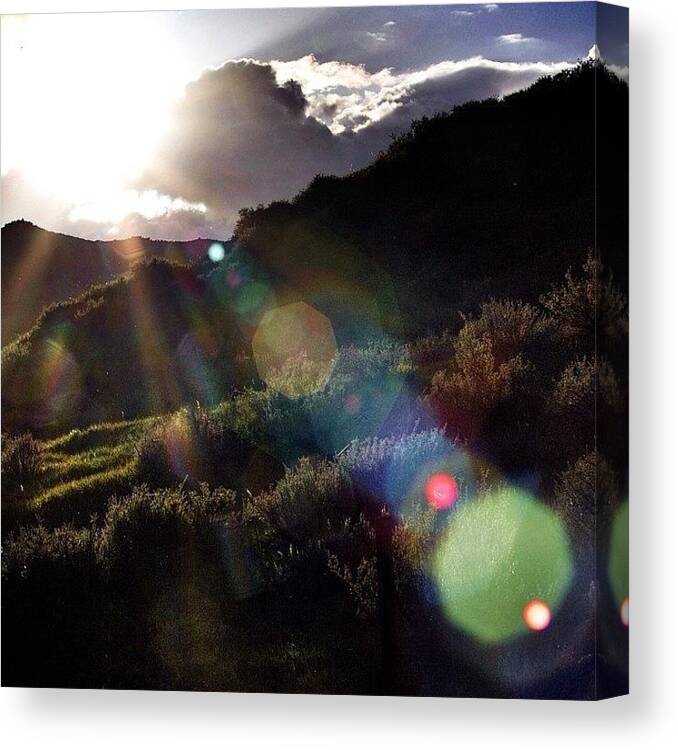 Sunvalley Canvas Print featuring the photograph Instagram Photo #481405540857 by Cody Haskell