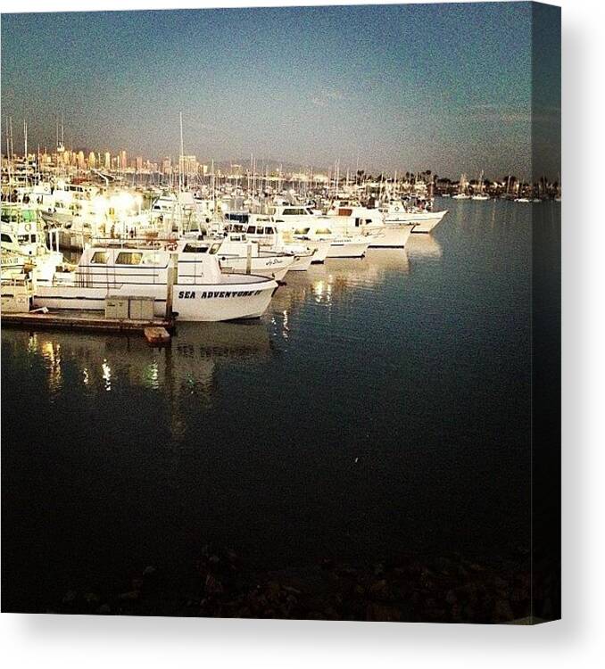 Bay Canvas Print featuring the photograph Instagram Photo #7 by Lindsey Patterson
