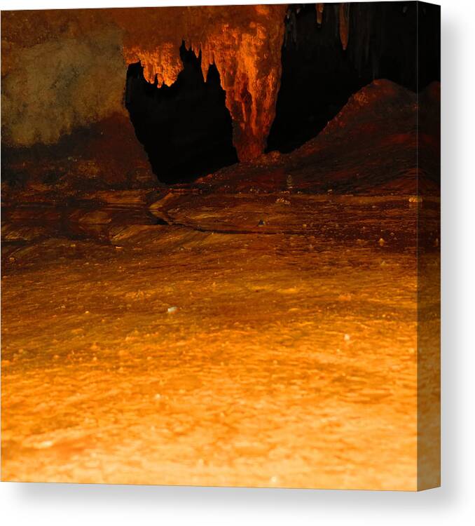 Cavern Canvas Print featuring the photograph Luray Cavern #9 by S Blackhawk