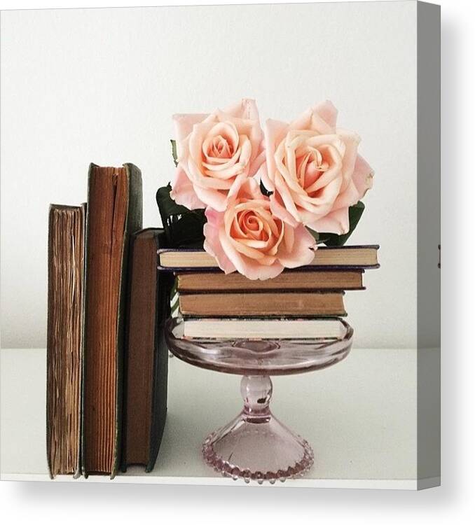 Book Canvas Print featuring the photograph Instagram Photo by Merve Bayar