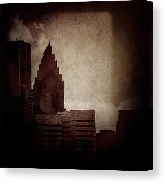 Architecture Canvas Print featuring the photograph A City With No Name by Trish Mistric