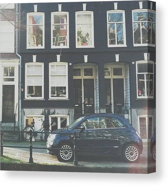 Followback Canvas Print featuring the photograph A New Vintage. #amsterdam by Sebastian Comsa