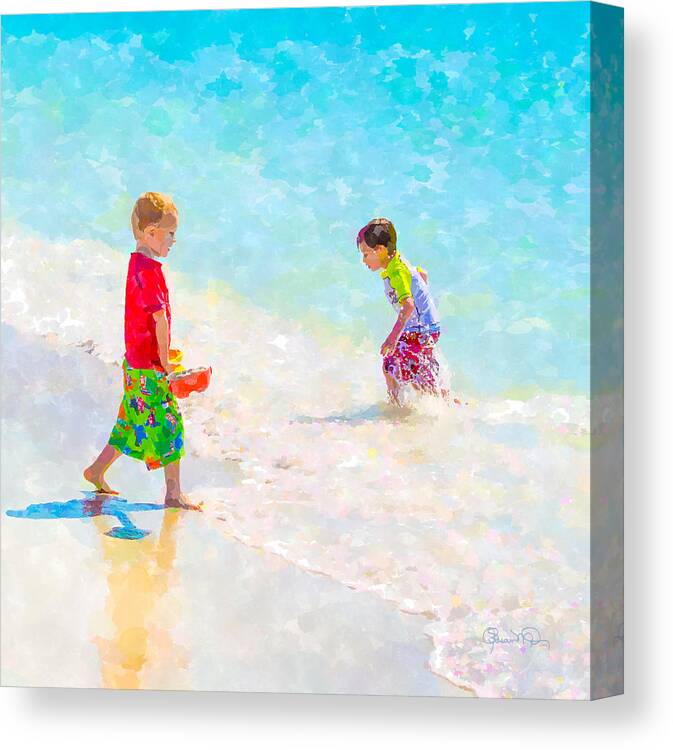 a Summer To Remember V Canvas Print featuring the photograph A Summer to Remember V by Susan Molnar