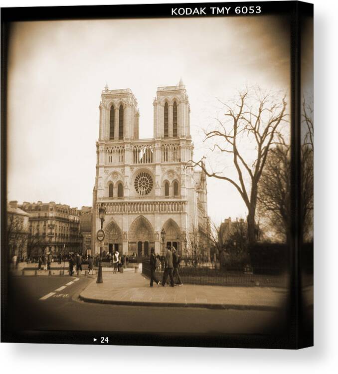 Paris Canvas Print featuring the photograph A Walk Through Paris 24 by Mike McGlothlen