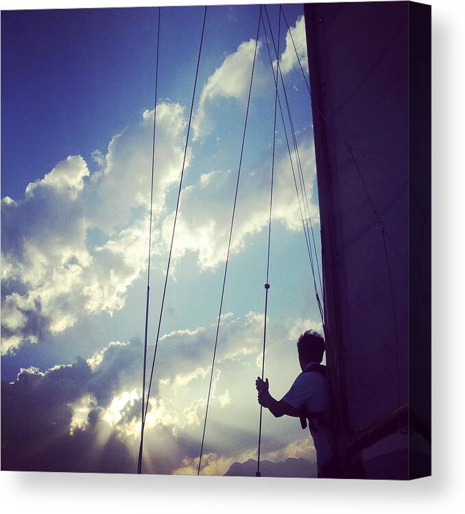 Sailing Canvas Print featuring the photograph Adventure by Morris Wong