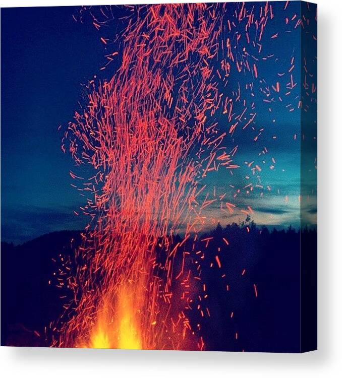 Beautiful Canvas Print featuring the photograph Agni Way by Raimond Klavins