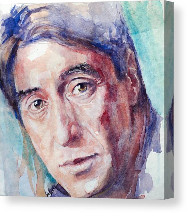 Al Pacino Canvas Print featuring the painting Al Pacino by Laur Iduc