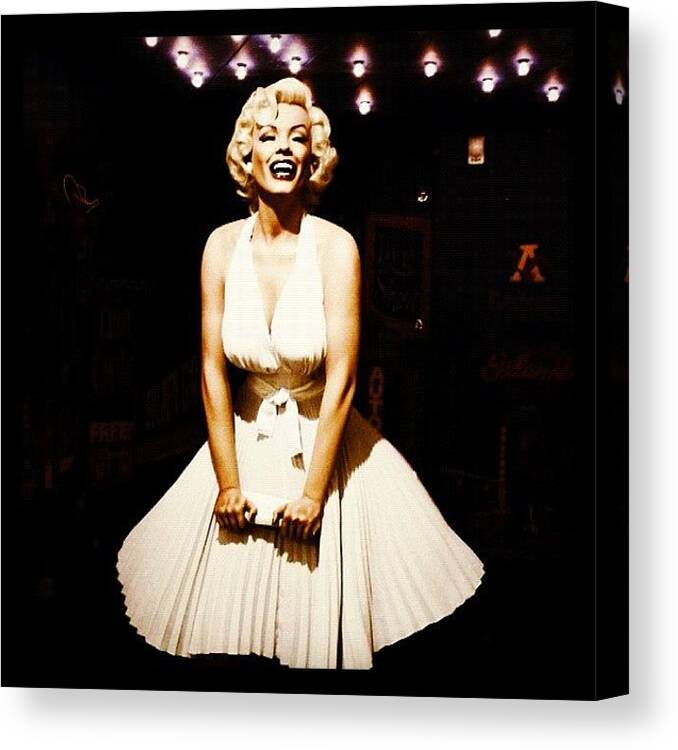 Amsterdam Canvas Print featuring the photograph Marilyn Monroe by Clare Hardy