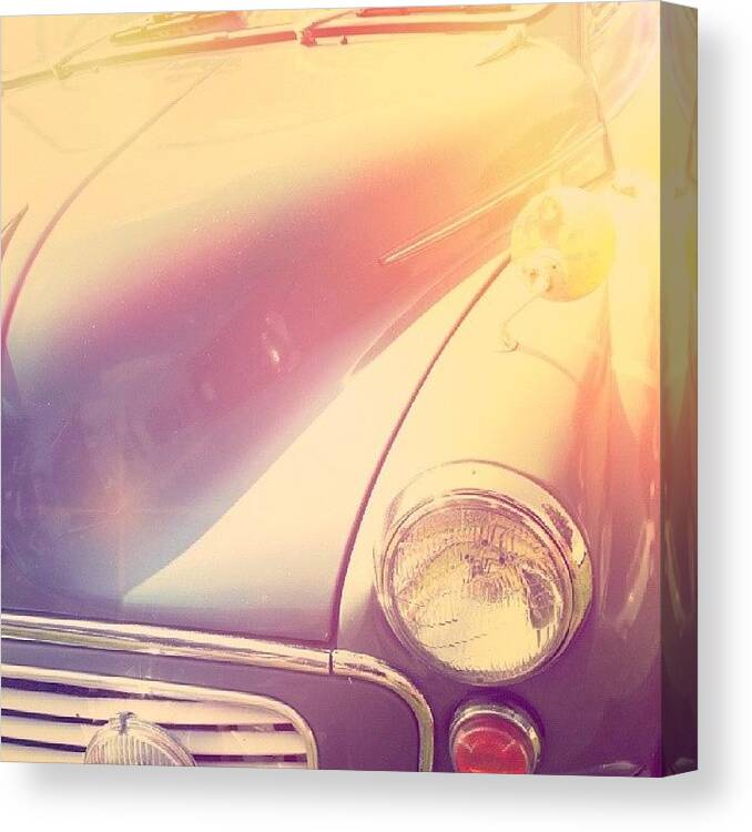 Old Canvas Print featuring the photograph An #old #car ... #oldcar #vintage by Linandara Linandara