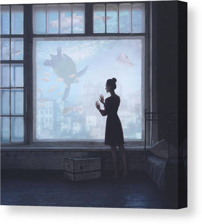 Tale Canvas Print featuring the photograph Aquatic by Anka Zhuravleva