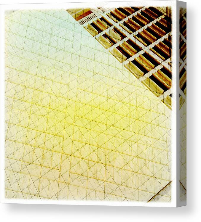 Transfer Print Canvas Print featuring the photograph Architecture Lines by David Kozlowski