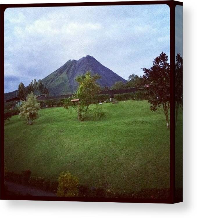 Wanderlust Canvas Print featuring the photograph Arenal Volcano by Jenn Y
