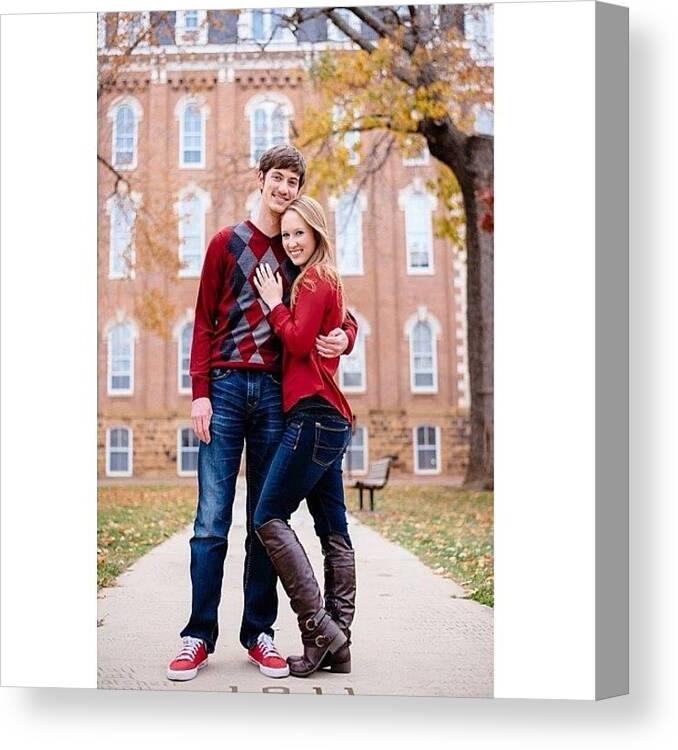 Love Canvas Print featuring the photograph Aren't We Cute?! It Took Three Years by Kimberly Hicks