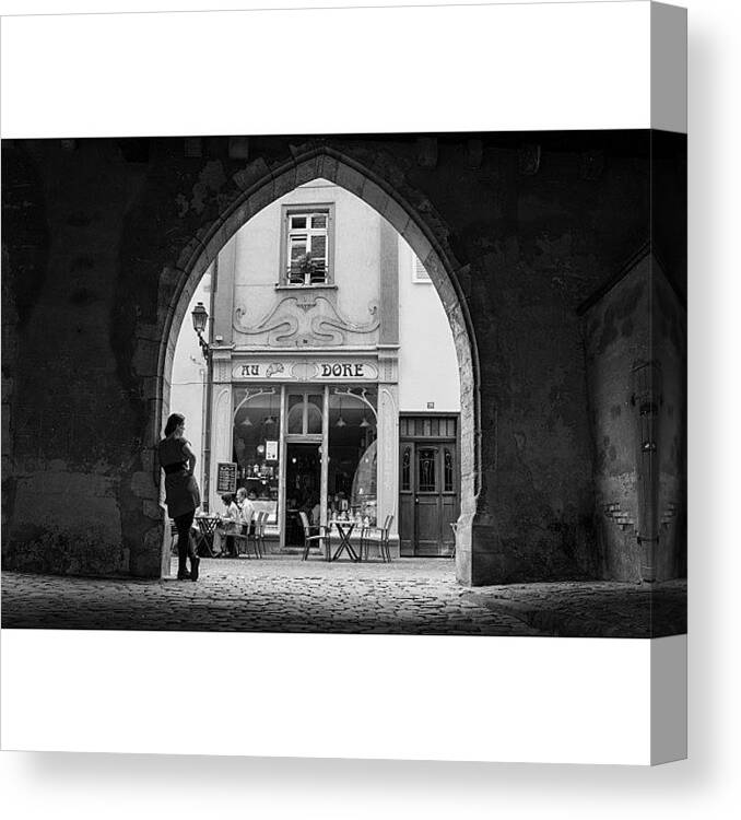 Colmar Canvas Print featuring the photograph Au Dore à Colmar. #instagood #france by Arthur Geursen