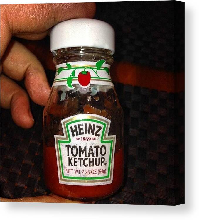  Canvas Print featuring the photograph Baby Ketchup! by Michael Krajnak
