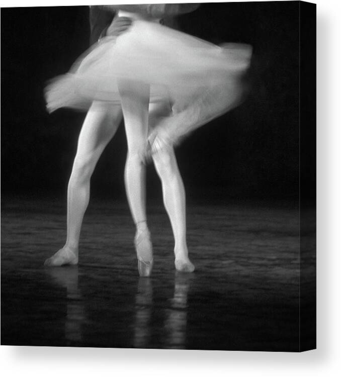 Ballet Dancer Canvas Print featuring the photograph Ballet Dancers by Ihsanyildizli