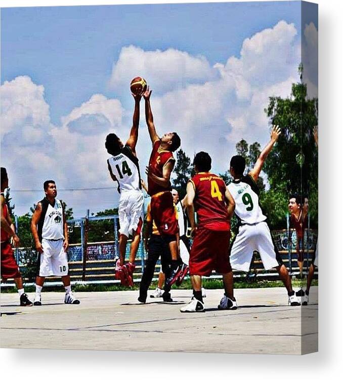 Basketball Canvas Print featuring the photograph Basketball :3
#basketball #bball by Almita Soul