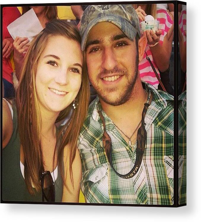 Tigerstadium Canvas Print featuring the photograph Bayou Country Superfest! Why Am I So by Kayla Templet