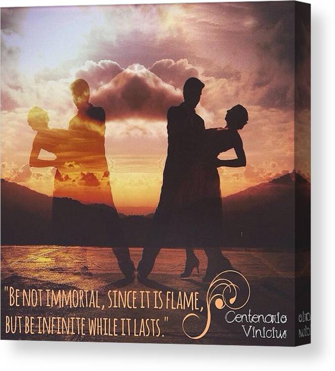 Riodejaneiro Canvas Print featuring the photograph be Not Immortal, Since It Is Flame by AnnaLeti Cohen