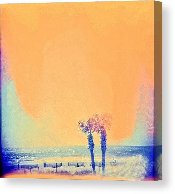 Beach Canvas Print featuring the photograph Beach Dream by Carol Whaley Addassi